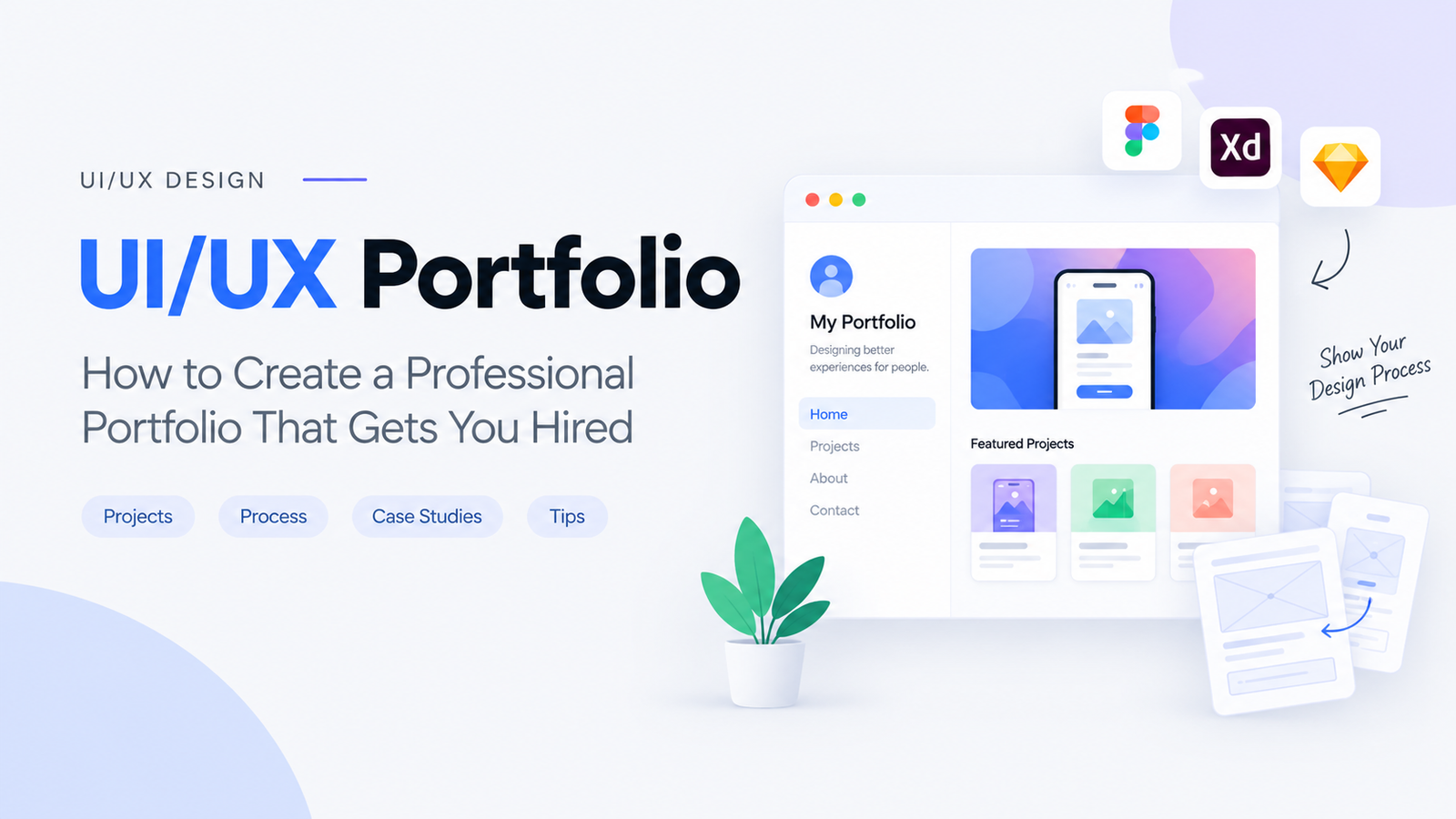 How to create a professional Ui Ux Portfolio
