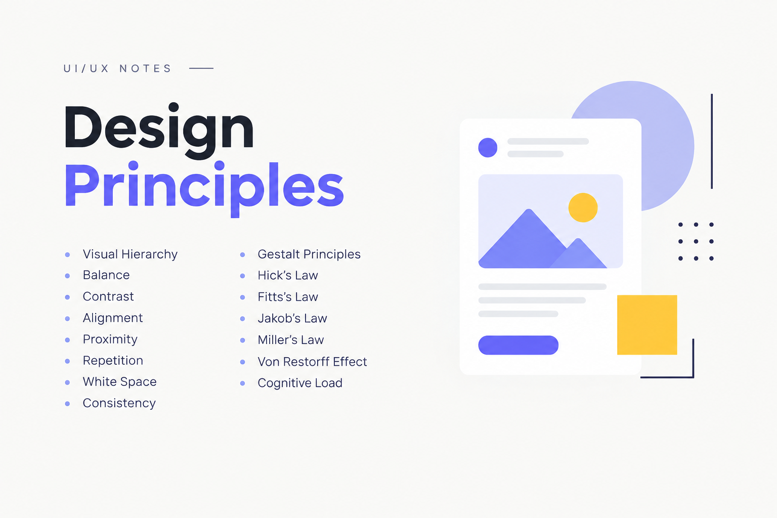 Design Principle notes
